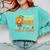 Halloween You Can't Scare Toddler Teacher For Men Women Comfort Colors Sweatshirt Chalky Mint