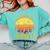 Halloween Costume Teacher Love Brains Zombie Comfort Colors Sweatshirt Chalky Mint