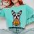Halloween Dog Boston Terrier Mummy Costume Men Women Kids Comfort Colors Sweatshirt Chalky Mint