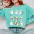 Halloween Ghost Playing Musical Instruments Music Teacher Comfort Colors Sweatshirt Chalky Mint Halloween Ghost Playing Musical Instruments Music Teacher Comfort Colors Sweatshirt Chalky Mint