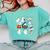 Halloween Music Teacher Ghost Playing Musical Instruments Comfort Colors Sweatshirt Chalky Mint Halloween Music Teacher Ghost Playing Musical Instruments Comfort Colors Sweatshirt Chalky Mint