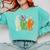 Halloween SPED Teacher Boo In ASL Boo Hands Sign Language Comfort Colors Sweatshirt Chalky Mint