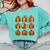 Halloween Teacher Fall Book Pumpkin Retro Reading Comfort Colors Sweatshirt Chalky Mint