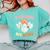 Halloween Teacher Teaching My Boos Costume Teacher Men Women Comfort Colors Sweatshirt Chalky Mint