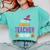 Halloween Teachers This Is My Tired Teacher Costume Comfort Colors Sweatshirt Chalky Mint