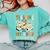 Halloween Teaching My Boos Cute Ghost Teacher Life Costume Comfort Colors Sweatshirt Chalky Mint Halloween Teaching My Boos Cute Ghost Teacher Life Costume Comfort Colors Sweatshirt Chalky Mint