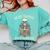 Halloween Weird Teachers Build Character Costume Men Women Comfort Colors Sweatshirt Chalky Mint