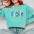 Hanukkah Leopard Plaid Teacher Chanukah Jewish Women Men Comfort Colors Sweatshirt Chalky Mint