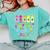 Happy Dot Day 2025 Teacher Kids Girls Colorful Polka Dot Day Comfort Colors Sweatshirt Chalky Mint