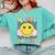 Happy Dot Day Hippie Flowers Smile Face Groovy Teacher Kids Comfort Colors Sweatshirt Chalky Mint Happy Dot Day Hippie Flowers Smile Face Groovy Teacher Kids Comfort Colors Sweatshirt Chalky Mint