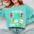 Happy First Day Of School Teacher Back To School Student Comfort Colors Sweatshirt Chalky Mint Happy First Day Of School Teacher Back To School Student Comfort Colors Sweatshirt Chalky Mint