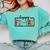 Happy Fri-Yay Friday Lovers Teacher Fri Yay Weekend Comfort Colors Sweatshirt Chalky Mint