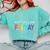 Happy Fri Yay Teacher Friday Saying Comfort Colors Sweatshirt Chalky Mint Happy Fri Yay Teacher Friday Saying Comfort Colors Sweatshirt Chalky Mint