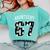 Haunted By 6 7 67 Six Seven Halloween Teacher Mom Comfort Colors Sweatshirt Chalky Mint