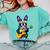 Hawaiian Boston Terrier & Pineapple Ukulele Summer Vacation Comfort Colors Sweatshirt Chalky Mint