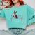 Heartbeat Boston Terrier Dog Comfort Colors Sweatshirt Chalky Mint