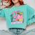 Hello 3rd Third Grade Back To School Pink Leopard Teacher Comfort Colors Sweatshirt Chalky Mint Hello 3rd Third Grade Back To School Pink Leopard Teacher Comfort Colors Sweatshirt Chalky Mint