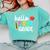 Hello First Grade Team 1st Grade Back To School Teacher Kids Comfort Colors Sweatshirt Chalky Mint