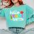Hello Kindergarten Team Kinder Back To School Teacher Kids Comfort Colors Sweatshirt Chalky Mint