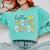 Hello Second Grade Team 2nd Grade Back To School Teacher Kid Comfort Colors Sweatshirt Chalky Mint