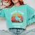 Hocus Pocus Everybody Focus Witch Halloween Teacher Women Comfort Colors Sweatshirt Chalky Mint