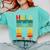 Hola Estudiantes Spanish Teacher Back To School 2025 Comfort Colors Sweatshirt Chalky Mint