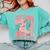 Howdy Fourth Grade Western 4th Grade Teacher Cowboy Cowgirl Comfort Colors Sweatshirt Chalky Mint