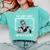 I'Ll Just Wait Until It's Quiet Halloween Teacher Mom Comfort Colors Sweatshirt Chalky Mint