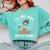 I’Ll Just Wait Until It’s Quiet Skeleton Teacher Comfort Colors Sweatshirt Chalky Mint