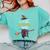 Im The Teacher Witch Halloween Matching Group Costume Comfort Colors Sweatshirt Chalky Mint