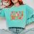Inclusion Matters Groovy American Sign Language ASL Teacher For Men Women Comfort Colors Sweatshirt Chalky Mint