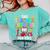 Instructional Assistant Loves Her Kids Teacher Assistant Comfort Colors Sweatshirt Chalky Mint