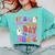It's a Bootiful Day To Make Music Halloween Music Teacher Comfort Colors Sweatshirt Chalky Mint