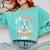 It’s A Boston Terrier Day Pet Cute Dog Lover Cartoon Comfort Colors Sweatshirt Chalky Mint
