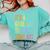 It's A Good Day To Make Art Artist Teacher Painter Comfort Colors Sweatshirt Chalky Mint
