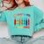 Its Okay To Feel All The Feels Mood Color Crayons Teacher Comfort Colors Sweatshirt Chalky Mint
