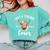 Just A Teacher Who Loves Cows Shirt Cute Highland Cow Comfort Colors Sweatshirt Chalky Mint