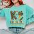 K Is For Kindergarten Teacher Coquette Bow Camo Comfort Colors Sweatshirt Chalky Mint K Is For Kindergarten Teacher Coquette Bow Camo Comfort Colors Sweatshirt Chalky Mint