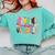 Kids Back To School Teachers Special Education Dream Team Comfort Colors Sweatshirt Chalky Mint