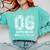 Kids Hello Sixth Back To School 6th Grade Dream Team Teacher Comfort Colors Sweatshirt Chalky Mint