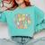 In My Kindergarten Era Retro Back To School Teacher Student Comfort Colors Sweatshirt Chalky Mint