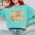 Kindergarten Teacher Fall Pumpkin Autumn Cute Comfort Colors Sweatshirt Chalky Mint