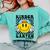 Kindergarten Teacher Hippie Smile Face Back School Comfort Colors Sweatshirt Chalky Mint