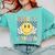 Kindergarten Teacher Team Hippie Smile Face Back To School Comfort Colors Sweatshirt Chalky Mint Kindergarten Teacher Team Hippie Smile Face Back To School Comfort Colors Sweatshirt Chalky Mint