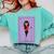 La Maestra Mexican Bingo Card Teacher Lottery Card Comfort Colors Sweatshirt Chalky Mint