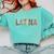 Latina Teacher Maestra Educated & Latino Teachers Women Comfort Colors Sweatshirt Chalky Mint