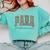 Leopard Paraprofessional Back To School Para Squad Teacher Comfort Colors Sweatshirt Chalky Mint Leopard Paraprofessional Back To School Para Squad Teacher Comfort Colors Sweatshirt Chalky Mint