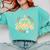 Let's Learn Today First Day Of School For Teacher Student Comfort Colors Sweatshirt Chalky Mint