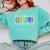 Library Squad Team Librarian Teacher Book Lover Comfort Colors Sweatshirt Chalky Mint