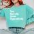 You Literally Mean Figuratively English Teacher Comfort Colors Sweatshirt Chalky Mint